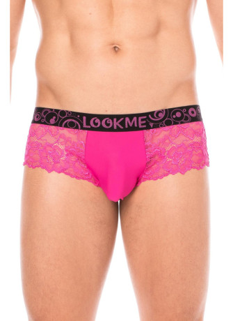 Mini-Pant magenta en dentelle délicate - LM2006-68MAG